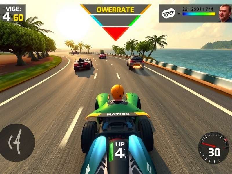 Goa Glory Run community tournament screenshot showing multiple players racing
